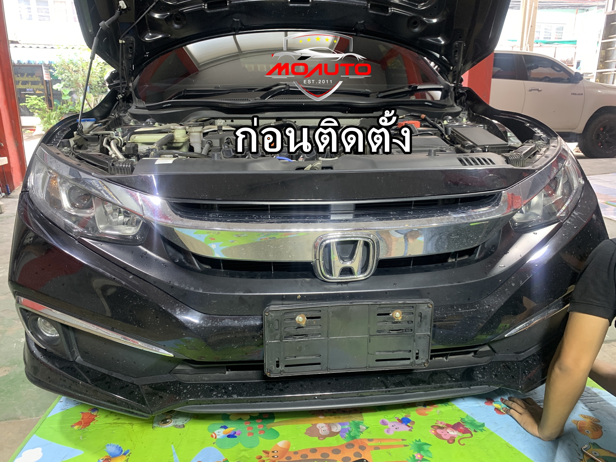 กระจังหน้าทรง TYPE-R ตรงรุ่น CIVIC FC MC 2019-2020