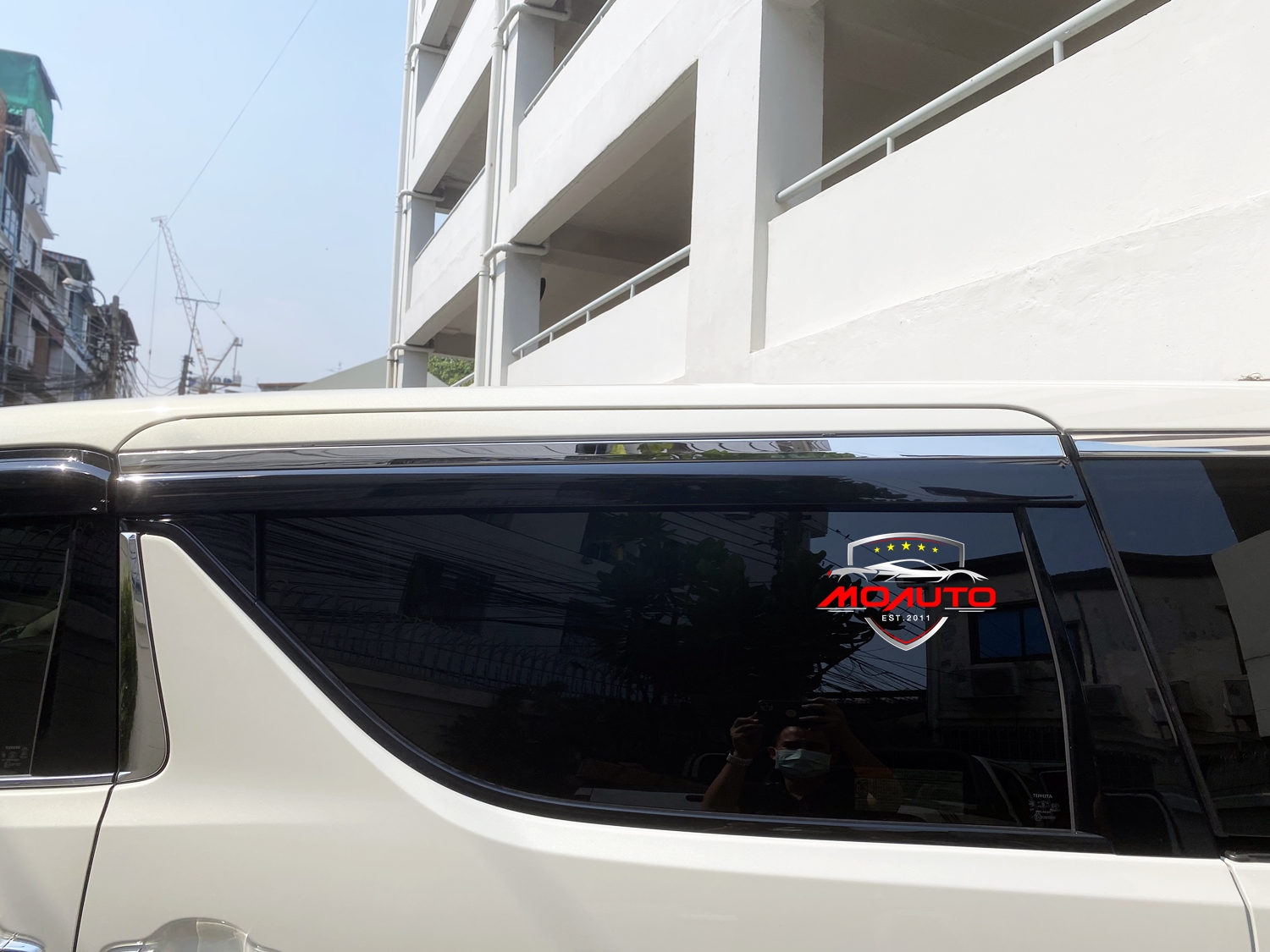 กันสาดสแตนเลท ALPHARD / VELLFIRE MC
