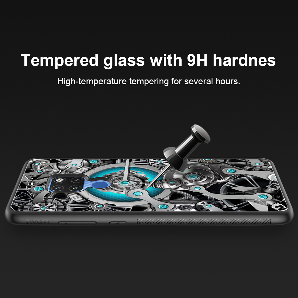 Case Huawei Mate 20 / Pre-order * NILLKIN เคส Spacetime เคสรูปเกียร์ กระจกนิรภัย + PC + TPU ปกไฮบริด *