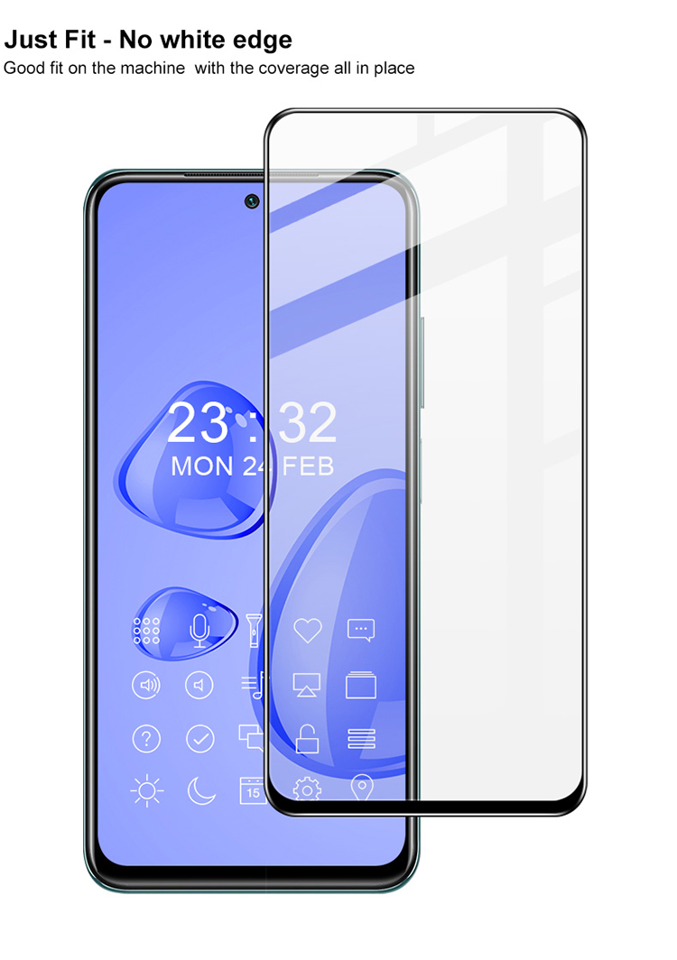 กระจกกันรอย Xiaomi Redmi Note 10 5G # Pre-Order * IMAK Pro + Series แบบเต็มหน้าจอป้องกันการระเบิด *