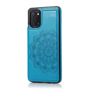 Case Samsung Galaxy Note 10 Lite / Pre-Order * พิมพ์ลาย Mandala ดอกไม้หนัง PU + TPU พร้อมช่องเสียบบัตร *