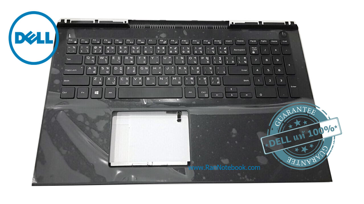 Keyboard Dell inspiron 15 7566 7567 Gaming Palmrest คีย์บอร์ด 7566 7567 มีไฟ ไทย อังกฤษ แท้ ตรงรุ่น ประกันศูนย์ Dell ราคา พิเศษ