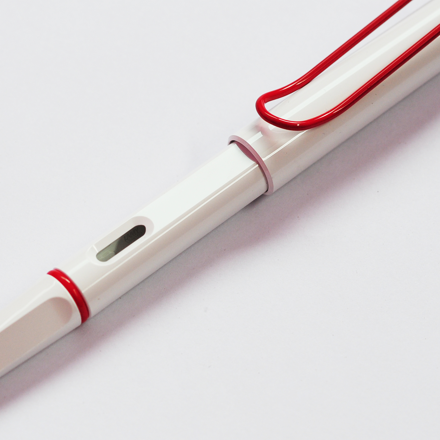 LAMY safari fountain pen white/red clip 2019 limited edition
