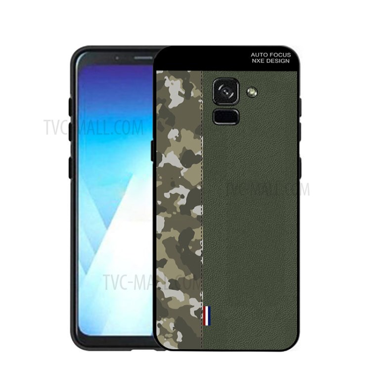 Case Samsung Galaxy A8 (2018) / Pre-Order * NXE ลายพราง วัสดุ TPU ที่ยืดหยุ่นและทนทาน ลายพรางและการออกแบบรอยต่อสี *