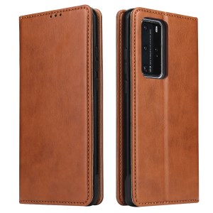 Case Huawei P40 Pro / Pre-order * Auto-ดูดซึมหนัง PU กระเป๋าสตางค์ปกขาตั้งสไตล์กระเป๋า: 2 ช่องเสียบการ์ด + 1 กระเป๋าเงินสด *