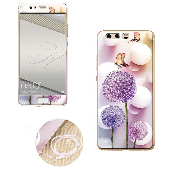 Case Huawei P10 / Pre-orde * เคส TPU ลายการ์ตูนน่ารักๆ + กระจกนิรภัย *