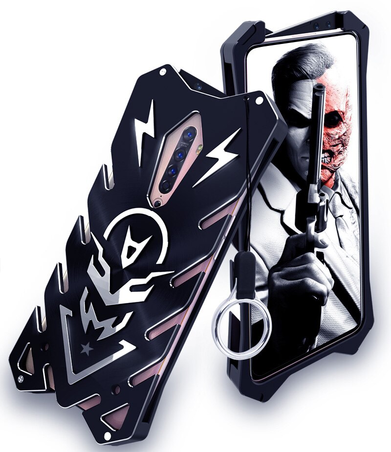 Case OPPO Reno 2 # พรีออเดอร์ * R-JUST Armor โลหะอลูมิเนียม กันกระแทก *