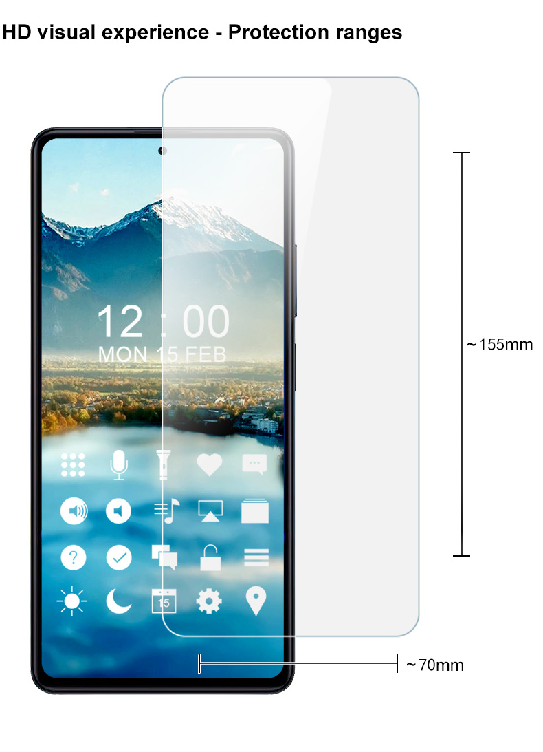 ฟิล์มกันรอย Xiaomi Poco X5 Pro 5G # Pre-Order * 2 ชิ้น IMAK ARM Series ตัวป้องกันหน้าจอ Soft TPU ป้องกันการระเบิด Ultra Clear Anti-scratch Film *