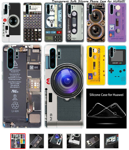 Case Huawei Nova 3 / Pre-Order * เคสซิลิโคนกล้อง Retro Vintage Cassette เพลง *