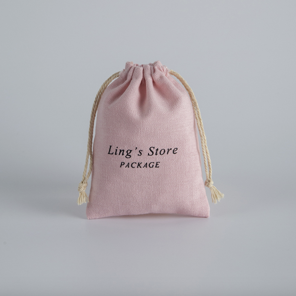 ถุงผ้าหูรูด ขนาด 10*15cm 1 ชิ้น ไม่มีโลโก้ เลือกสี 005734