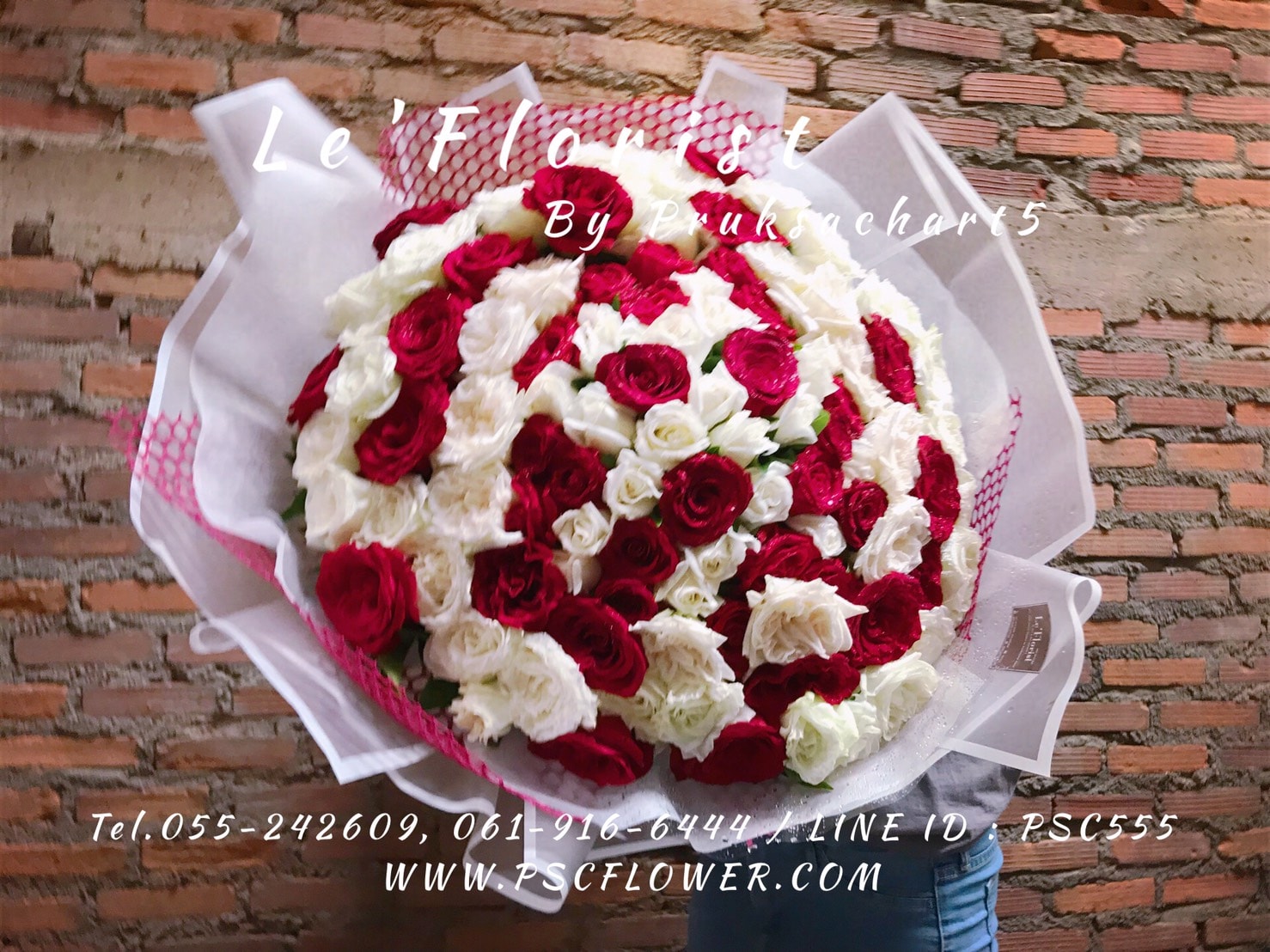 B20019-04 Premium 99 rose Fresh flower bouquet