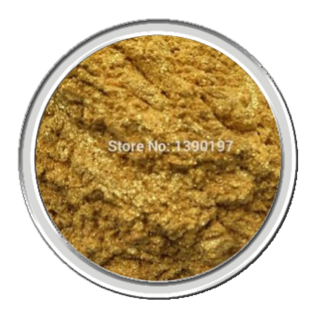 mica สีเหลืองทองคริสตัล crystal fine gold 30 g (MAD)
