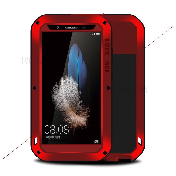 Case Huawei GR3 / Pre-order * LOVE MEI วัสดุ: โลหะ+ซิลิโคนหุ้มเกราะ+กระจก *