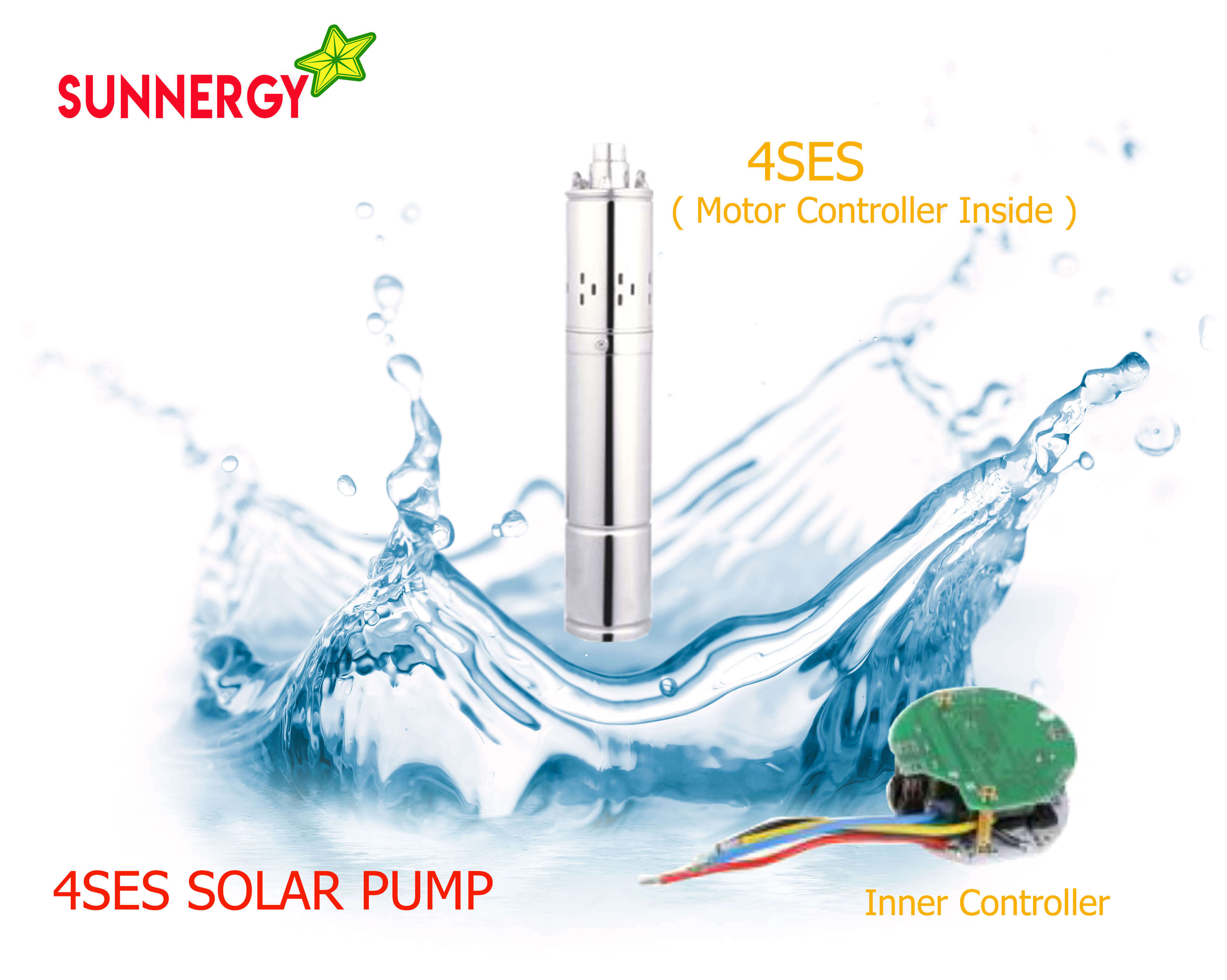 ปั๊มน้ำบาดาล STC-4SES SOLAR PUMP