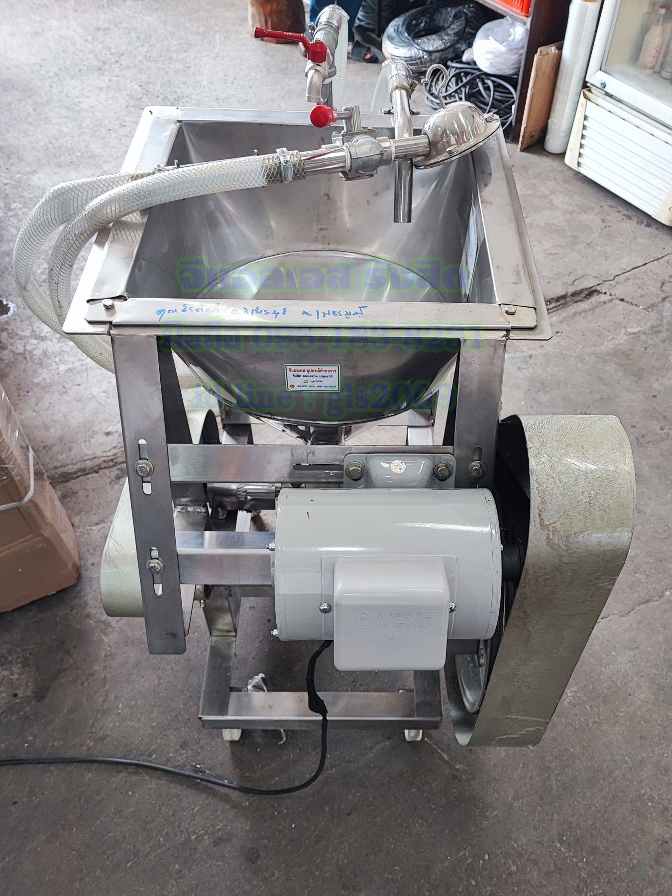 เครื่องโรยเส้นขนมจีนโครงสแตนเลส