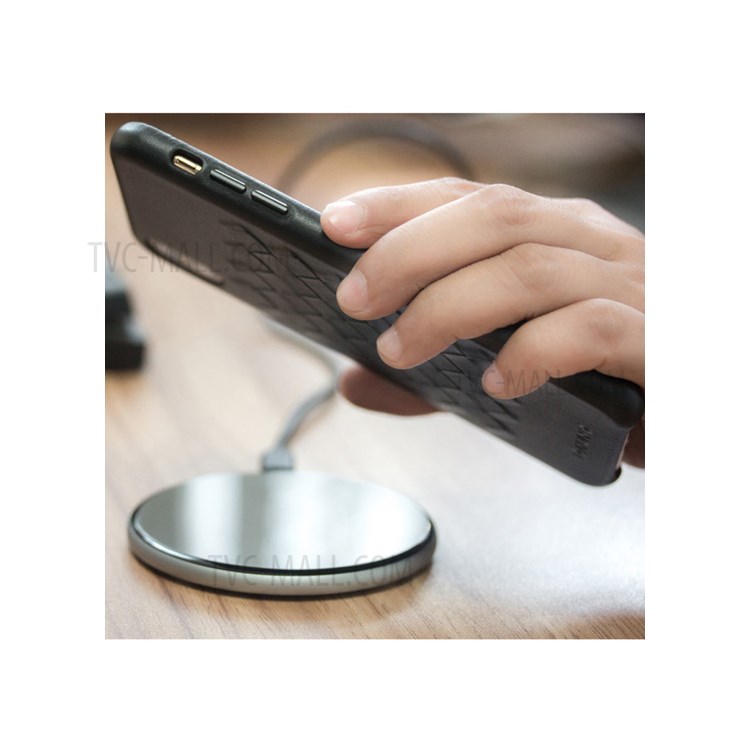 Case iPhone X, iPhone XS / Pre-Order * QIALINO ปกหนังลายสาน ปกหนังวัวชั้นบนสุด *