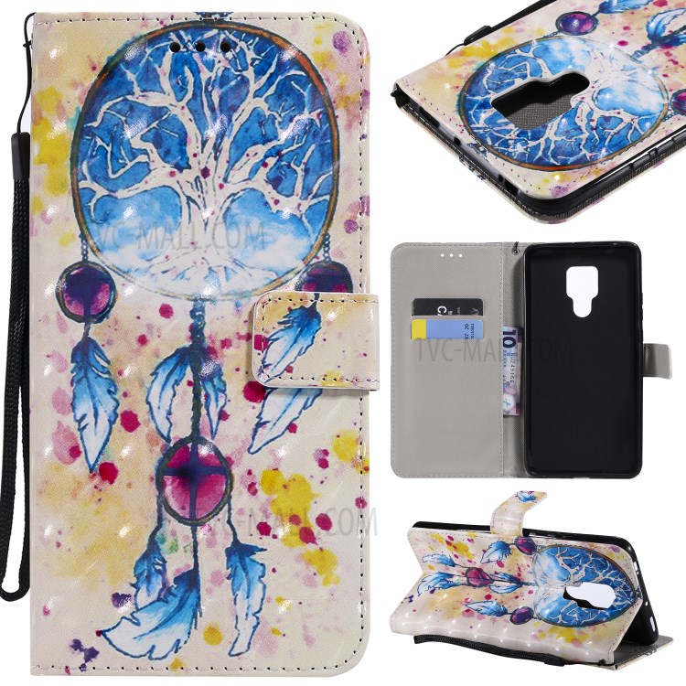 Case Huawei Mate 20 X / Pre-order * เคสกระเป๋าสตางค์ ประดับลวดลายพร้อมขาตั้ง + สายคล้องมือ *