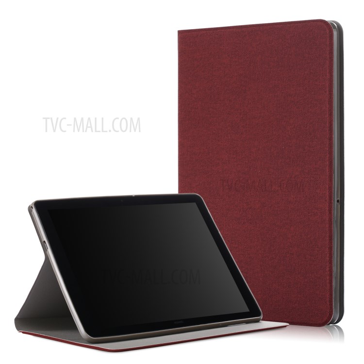 Case Huawei MediaPad T5 / Pre-Order * เคสผ้าเคลือบหนังยืน คุณสมบัติเด่นสำหรับการรับชมแบบแฮนด์ฟรี *