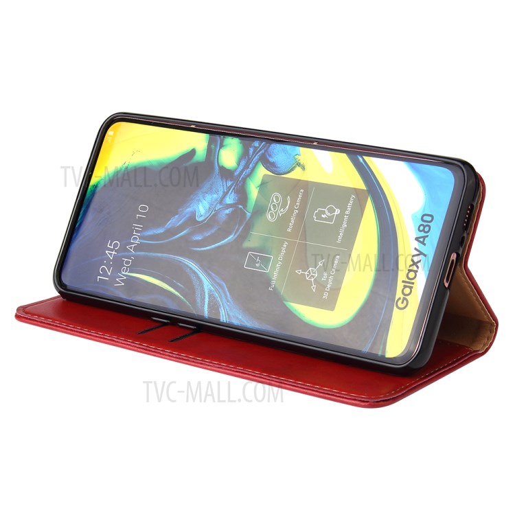 Case Samsung Galaxy A80, A90 / Pre-Order * กระเป๋าสตางค์หนังยืน ช่องใส่ของสำหรับถือบัตรและเงินสด *