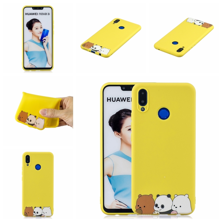 Case Huawei Nova 3i / Pre-Order * เคสซิลิโคนกันกระแทกแบบเต็มฝาครอบ + สายคล้องมือ *