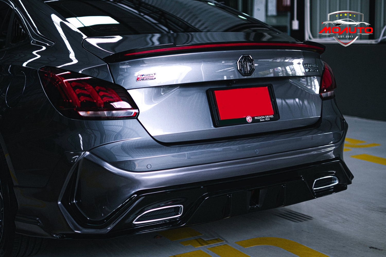 สปอยเลอร์ฝากระโปรงท้าย LED MG5 2021-2023