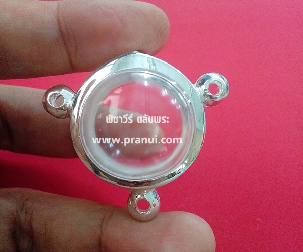 ตลับเงินขัดเงาใส่ลูกอม3ห่วง