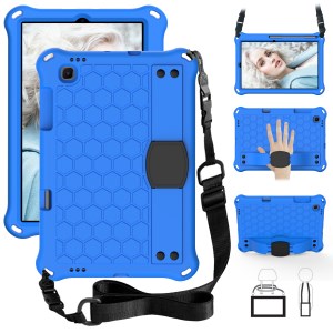 Case Samsung Galaxy Tab S6 Lite / Pre-Order * เคสคอมโบแท็บเล็ต EVA แบบรังผึ้งพร้อมสายคล้องไหล่ *