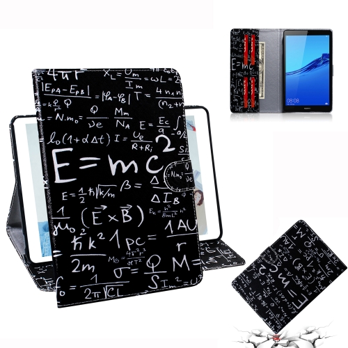 Case Huawei MediaPad M5 lite / Pre-Order * เคสหนังพลิกแนวนอนรูปแบบพิมพ์ลาย การออกแบบคู่: พื้นผิวหนังและเปลือกด้านในที่อ่อนนุ่ม *