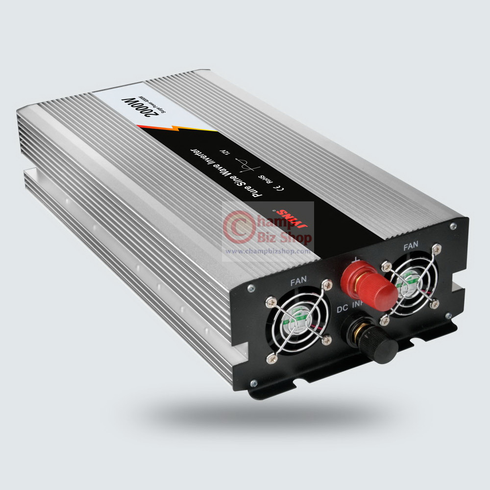 เครื่องแปลงไฟ อินเวอร์เตอร์ เพียวซาย Pure Sine Wave Inverter JYINS 2000W/12V