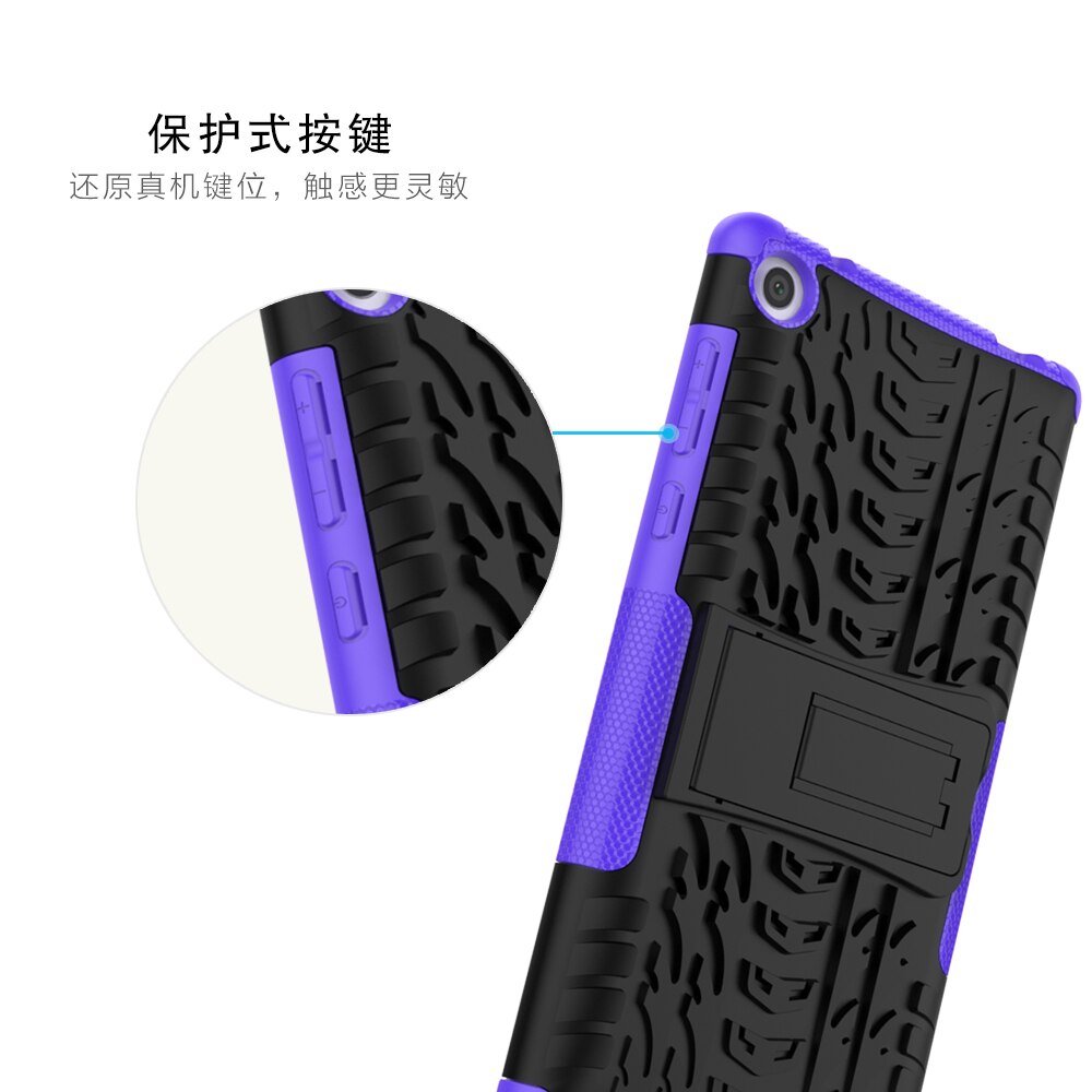 Case Lenovo Tab3 7 (TB3-730X) / Pre-order * Heavy Duty 2 in 1 ไฮบริดที่มีความทนทานซิลิคอน + ขาตั้ง *