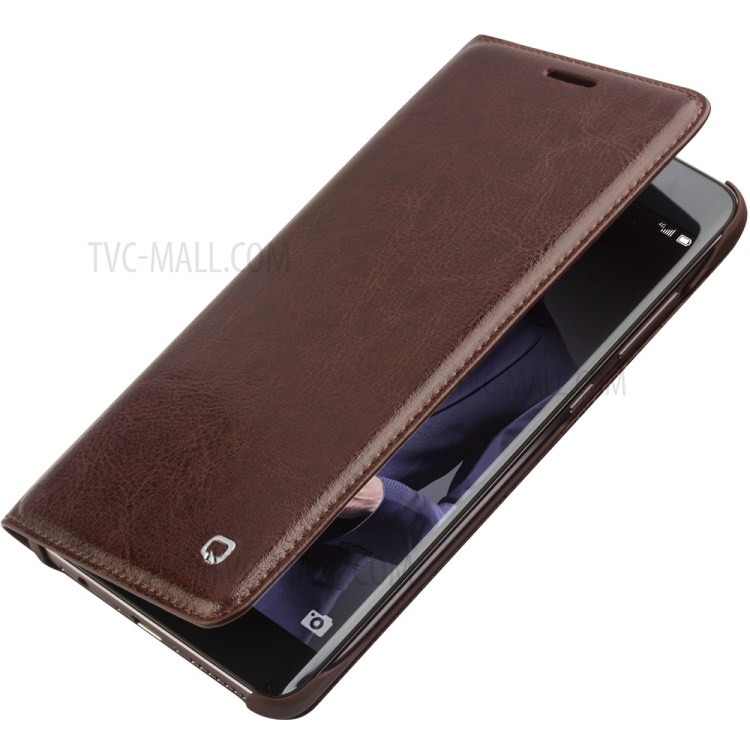 Case Huawei Mate 9 Pro / Pre-order * QIALINO คลาสสิกบาง หนังวัวแท้พรีเมี่ยม ที่มีฝีมือประณีต *