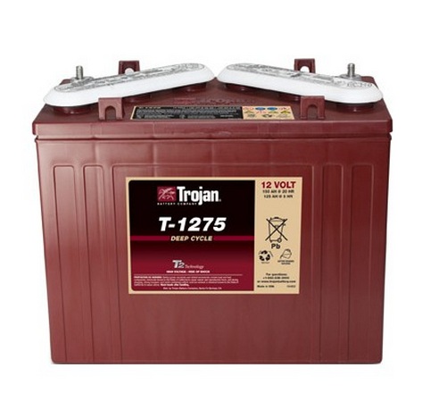 แบตเตอรี่น้ำ Deep Cycle TROJAN T-1275 150AH 12V