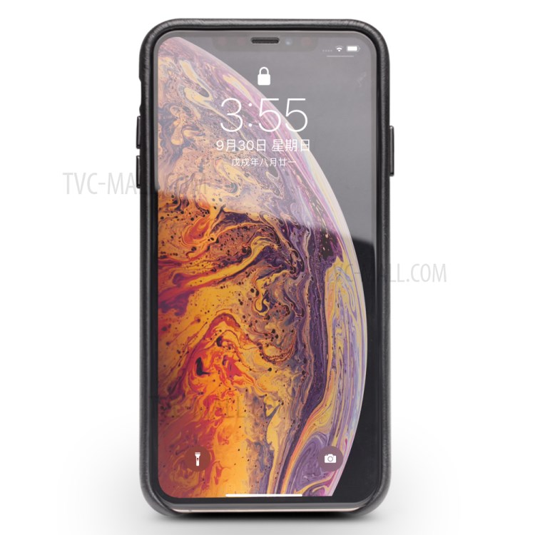 Case iPhone X, iPhone XS / Pre-Order * QIALINO ปกหนังลายสาน ปกหนังวัวชั้นบนสุด *