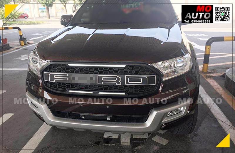 กระจังหน้า RAPTOR V.4 LED สีขาว FOR EVEREST