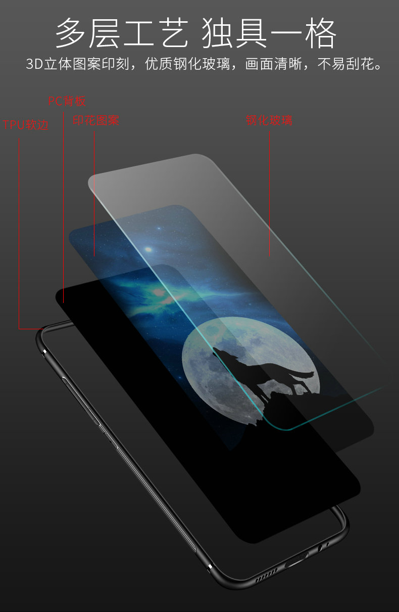 Case Huawei Mate 9 Pro / Pre-order * MOBFONE หรูเคสกระจกSoft TPUกรอบน่ารักลวดลาย *