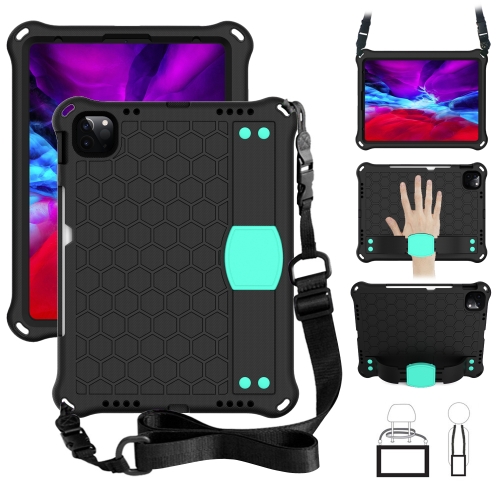 Case iPad Air 5 # Pre-Order * เคสออกแบบรังผึ้ง EVA + วัสดุ PC สี่มุม Anti Falling เปลือกป้องกันแบนพร้อมสายคล้อง *