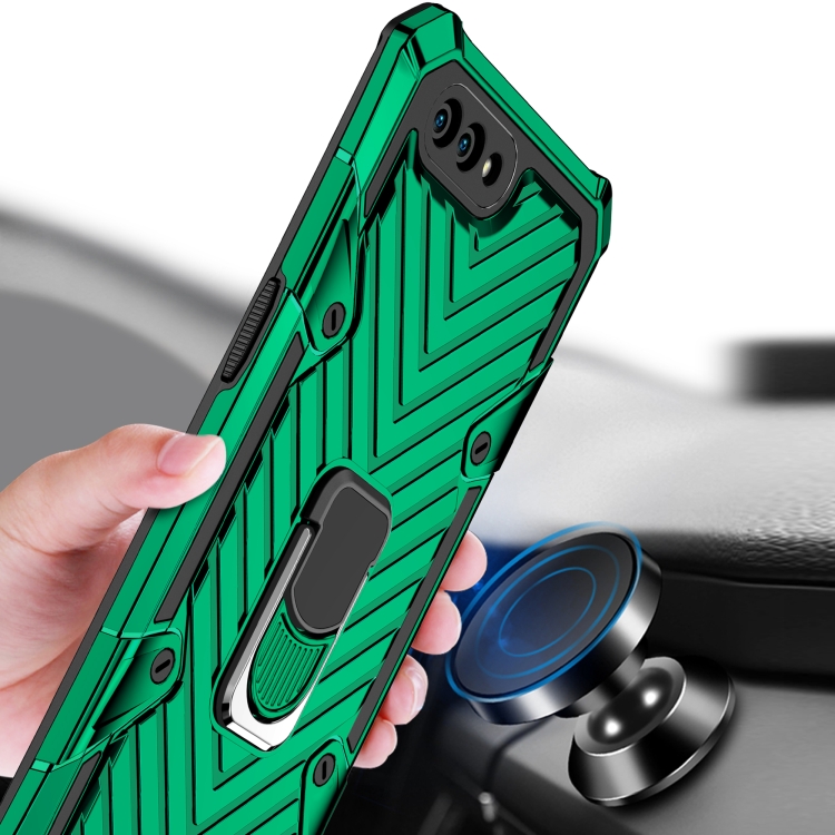 Case OPPO A3S / Pre-order * Cool Armor PC + เคสกันกระแทก TPU พร้อมที่วางแหวนหมุนได้ 360 องศา *