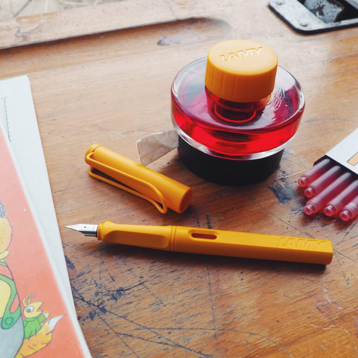 LAMY safari fountain pen candy mango 2020 limited edition