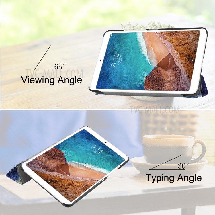 Case Xiaomi Mi Pad 4 / Pre-order * Smart เคสหนังสมาร์ทยืน 3 - พับ รูปแบบการพิมพ์ลาย *