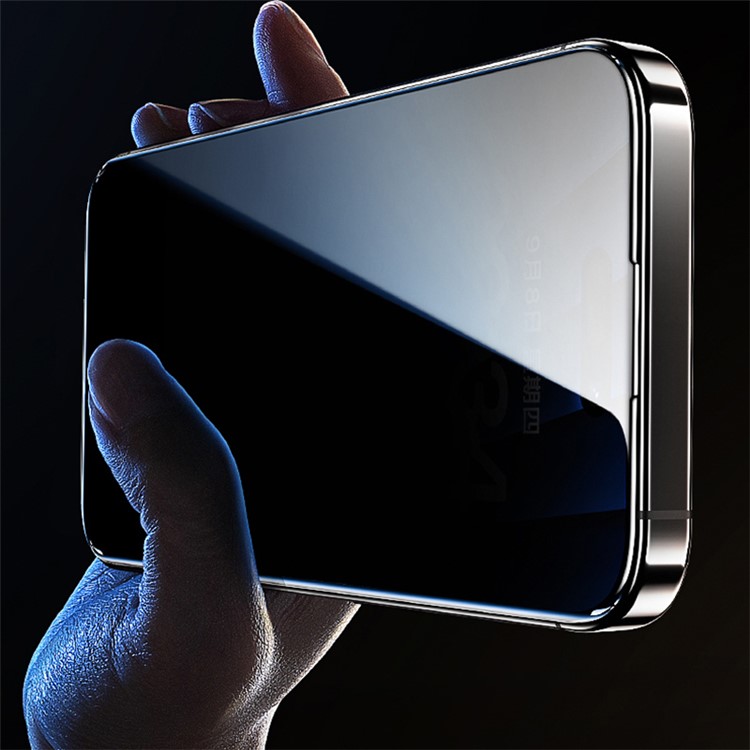 กระจกกันรอย iPhone 15 Pro Max # Pre-order * BENKS King Kong Series Anti-peeping ป้องกันหน้าจอ Corning Gorilla Glass ฟิล์มคลุมทั้งหมด *