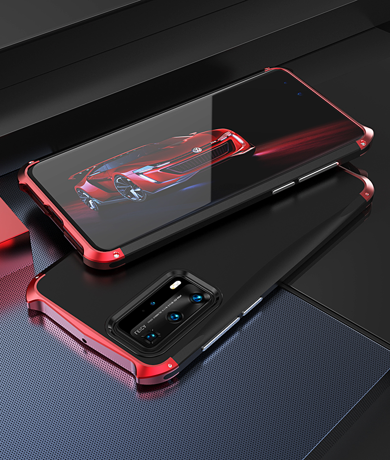 Case Huawei P40 Pro / Pre-order * เคส Defender Series PC + โลหะเคสไฮบริด ทำจากวัสดุพลาสติก + โลหะแข็งและเหนียว *