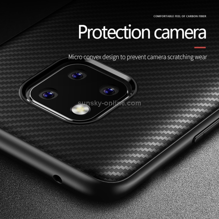 Case Huawei Mate 20 / Pre-order * iPAKY เคส TPU แบบนุ่มเนื้อคาร์บอนไฟเบอร์ *