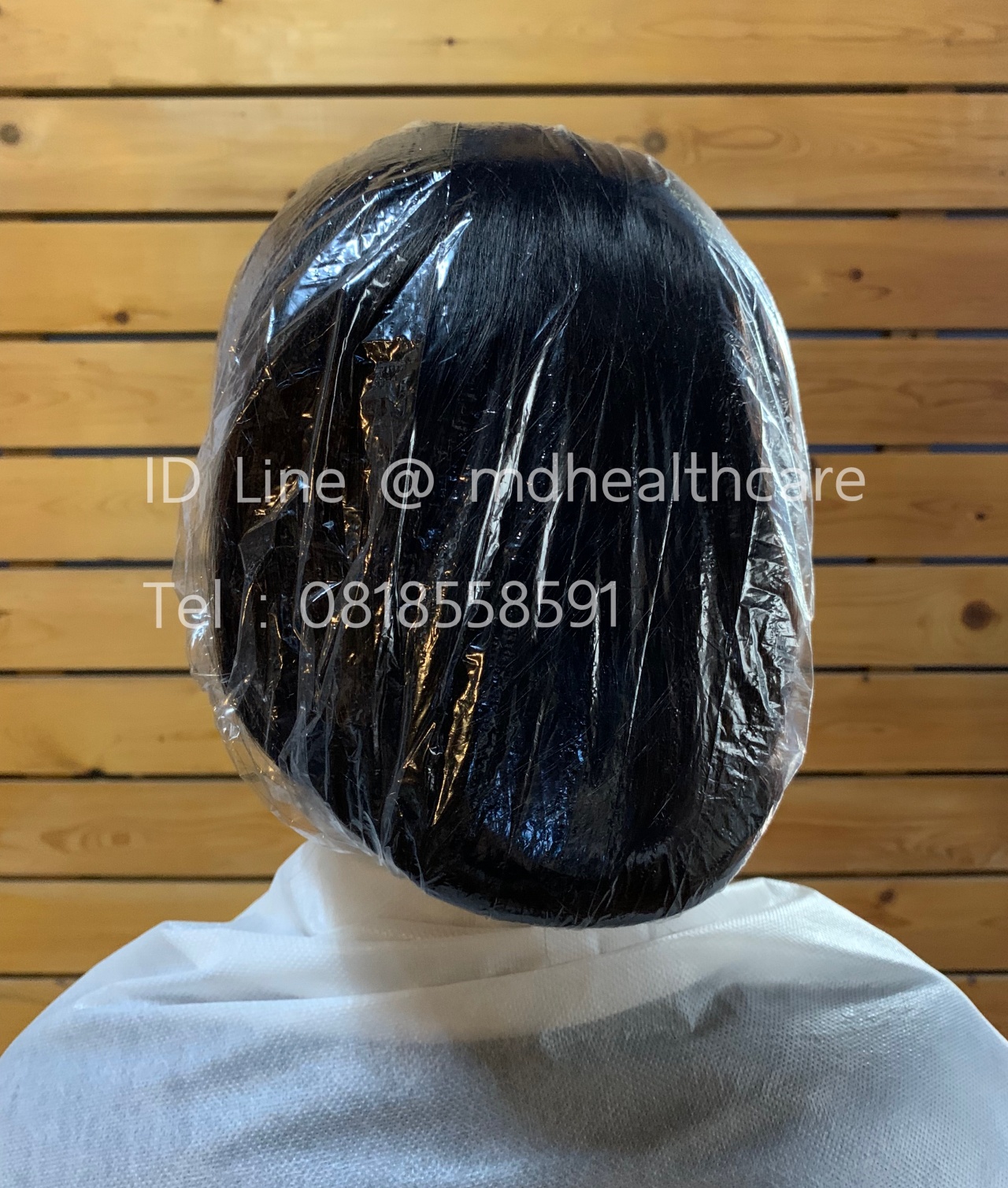 หมวกคลุมผมพลาสติก หมวกอาบน้ำใช้แล้วทิ้ง FreeSize(100ชิ้น/ห่อ)