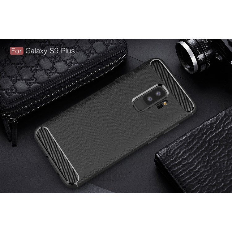 Case Samsung Galaxy S9 Plus # Pre-Order * เคส TPU เจลคาร์บอนไฟเบอร์ ทำจากวัสดุ TPU คุณภาพสูงปลอดสารพิษและทนทาน *