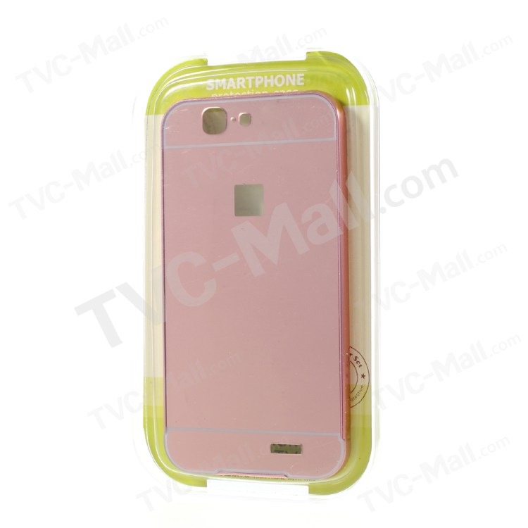 Case Huawei G7 / Pre-order * เคส 2 in1โลหะกรอบเหมือนกระจก *