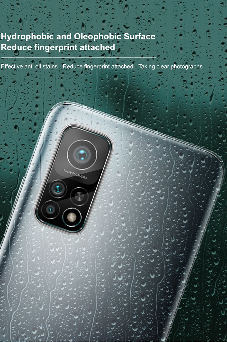 กระจกกันรอยเลนส์กล้องหลัง Xiaomi Mi 10T 5G / Mi 10T Pro 5G / Pre-order * IMAK 2 ชิ้น/เซ็ต กระจกใสกล้องเลนส์ *