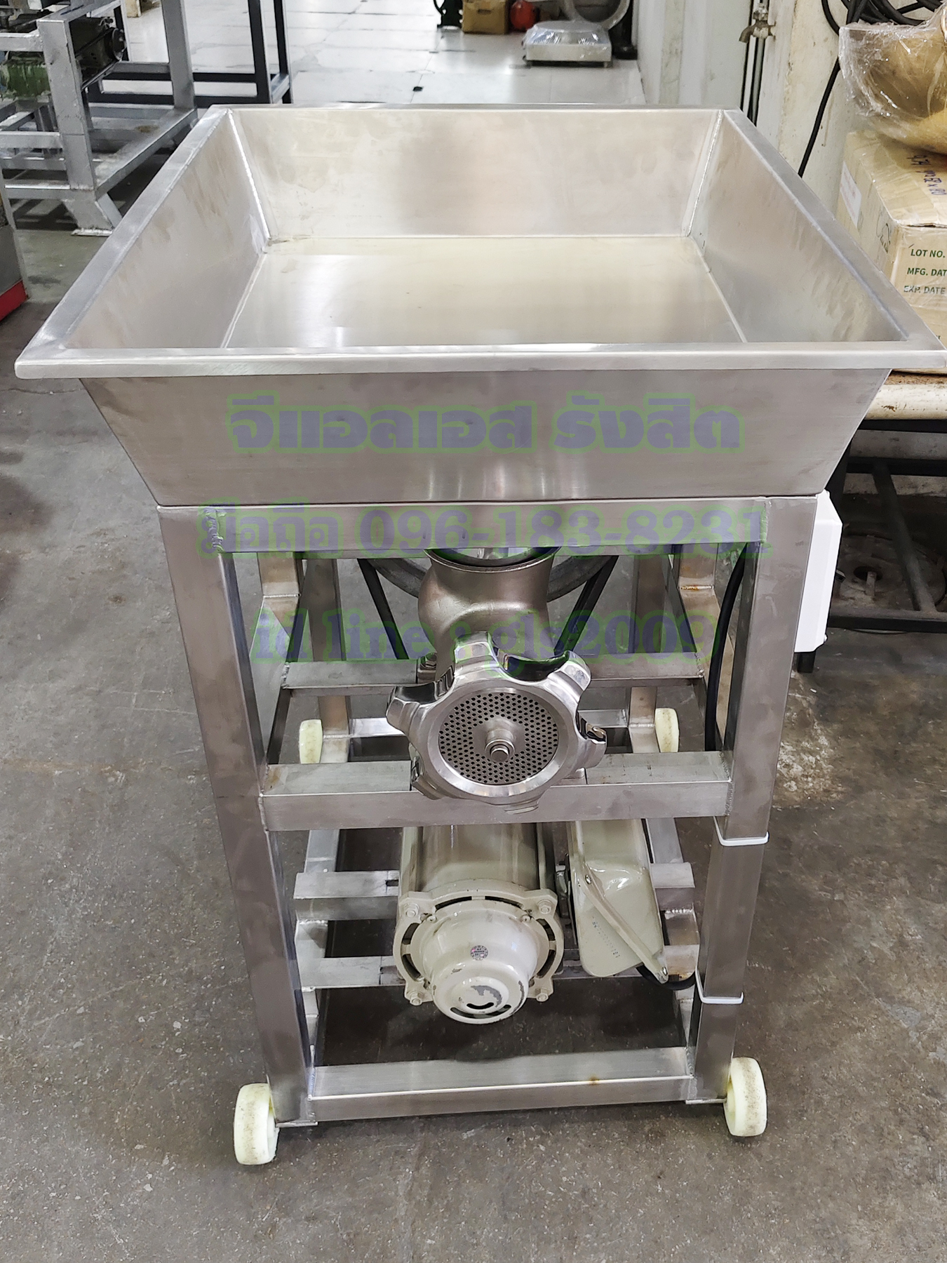 เครื่องบดหมูสแตนเลสเบอร์32 รุ่นใหญ่หนาพิเศษ