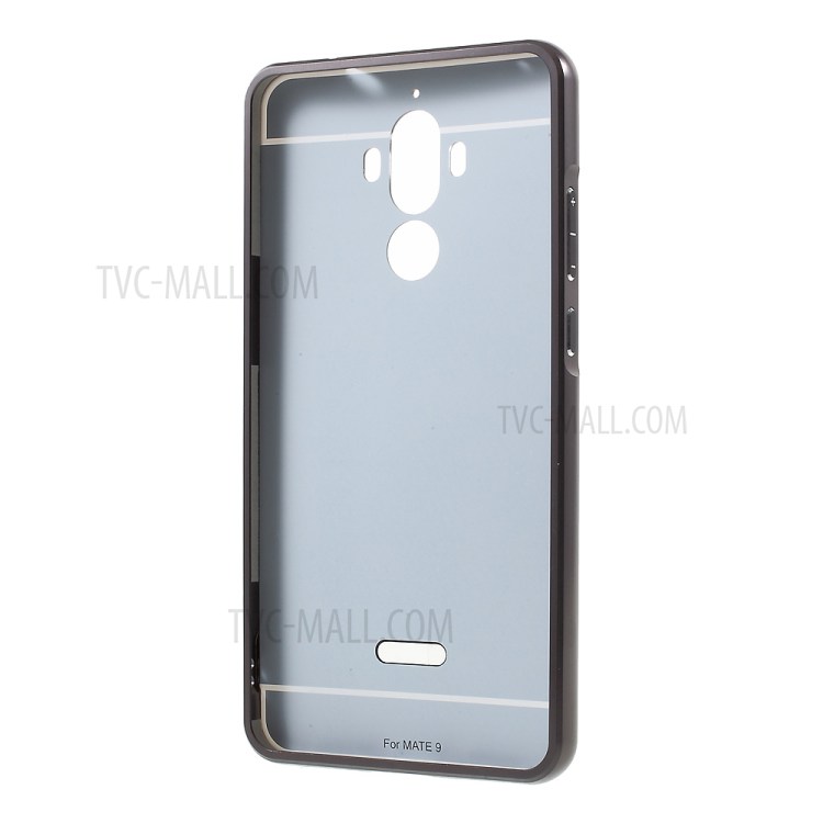 Case Huawei Mate 9 / Pre-order * 2 in 1 กรอบกันชนโลหะ แผ่นหลังที่มีพื้นผิวเหมือนกระจก *