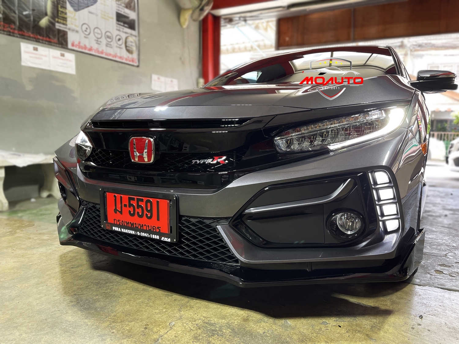 ชุดแต่ง TYPE-R MC กันชนหน้างานดิบ CIVIC FC / FK 2016 - 2021