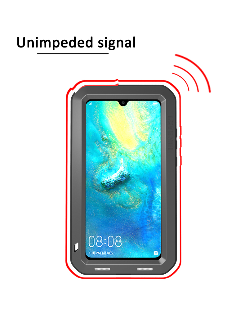 Case Huawei Mate 20 / Pre-order * LOVE MEI วัสดุ: โลหะ + ซิลิโคน มีคุณสมบัติกันกระแทกป้องกันฝุ่นละอองและมีคุณสมบัติกันน้ำ *